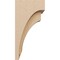 Ekena Millwork 9"W x 9"D x 18"H Wide Rivera Rough Cedar Woodgrain TimberThane Corbel, Primed Tan CORUR09X09X18RIVRCPR - alternate 6
